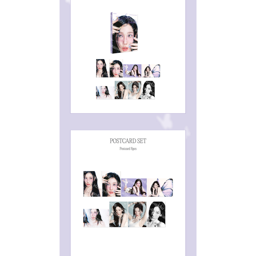 TAEYEON POSTCARD SET OFFICIAL MD - The 10th Anniversary Exhibition [Time Lapse, Timeless]