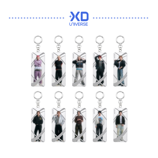 [PREORDER] TREASURE 4th MINI ALBUM [NEW WAV] OFFICIAL MERCH - DOUBLE-SIDED PHOTO ACRYLIC KEYRING