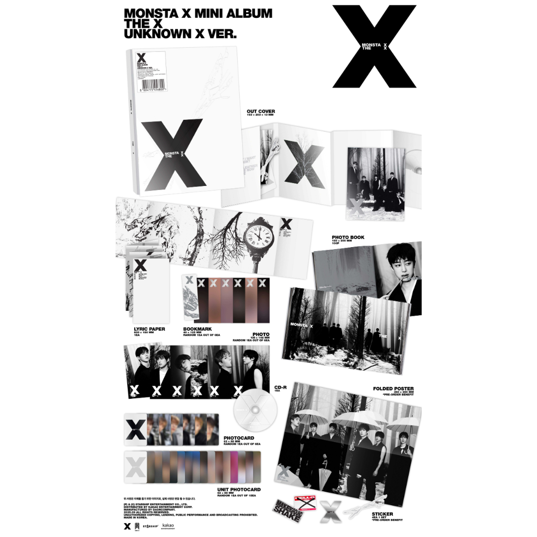 MONSTA X - 13TH MINI ALBUM [THE X]