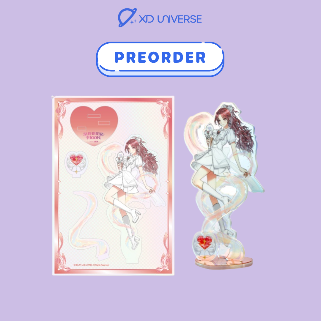 [PREORDER] ILLIT Acrylic Stand / SUMMER MOON with ILLIT Merch
