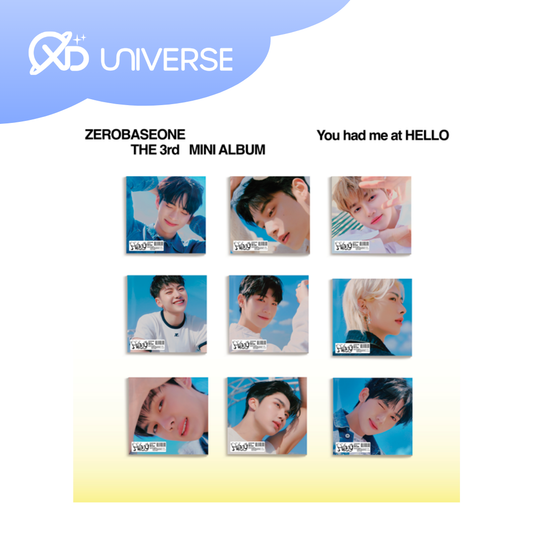 ZEROBASEONE - 3rd Mini Album [You had me at HELLO] (Digipack Ver.)