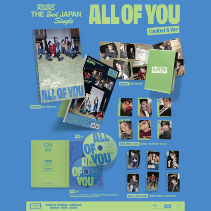[PREORDER] RIIZE The 2nd Japan Single【All of You】- Limited Edition A