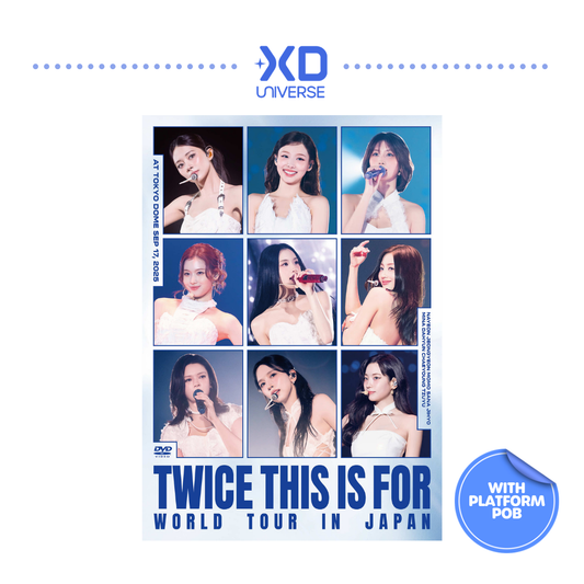 [PREORDER DEADLINE 24/8] TWICE LIVE DVD & Blu-ray『TWICE <THIS IS FOR> WORLD TOUR IN JAPAN』- Regular Edition DVD