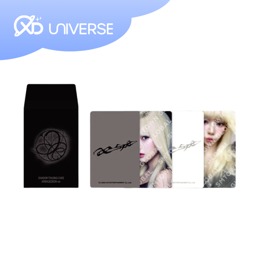 AESPA - SUPERNOVA ver - BLACK TRADING CARD SET