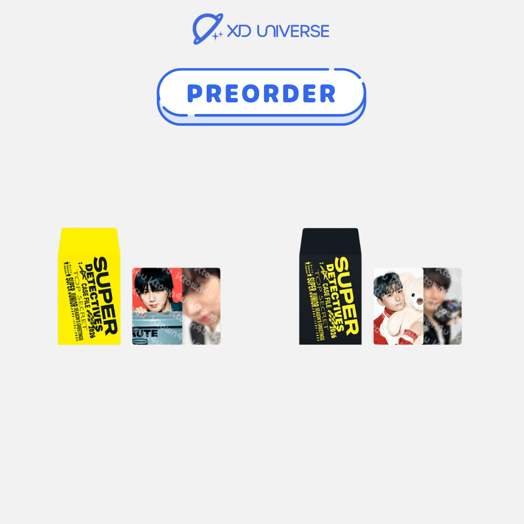 [PREORDER] SUPER JUNIOR RANDOM TRADING CARD SET / 2026 Super Junior SEASON'S GREETINGS OFFICIAL MERCHANDISE