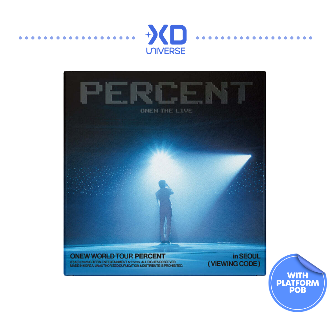 [PREORDER DEADLINE 15/6] 2025-26 ONEW WORLD TOUR [ONEW THE LIVE : PERCENT (%)] VIEWING CODE
