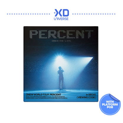 [PREORDER DEADLINE 15/6] 2025-26 ONEW WORLD TOUR [ONEW THE LIVE : PERCENT (%)] VIEWING CODE