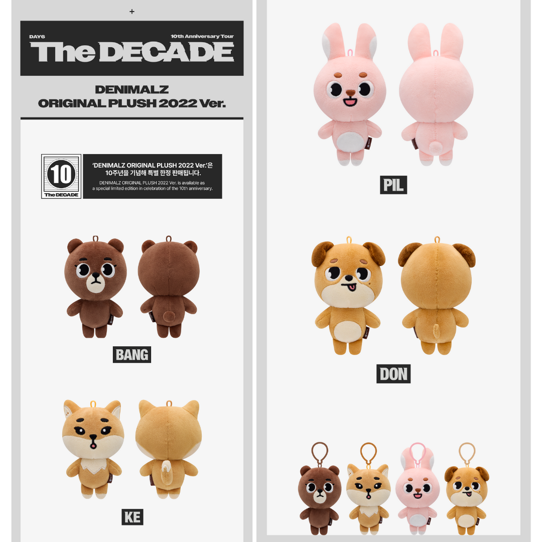 DAY6 - DENIMALZ PLUSH 2022 Ver. - THE DECADE