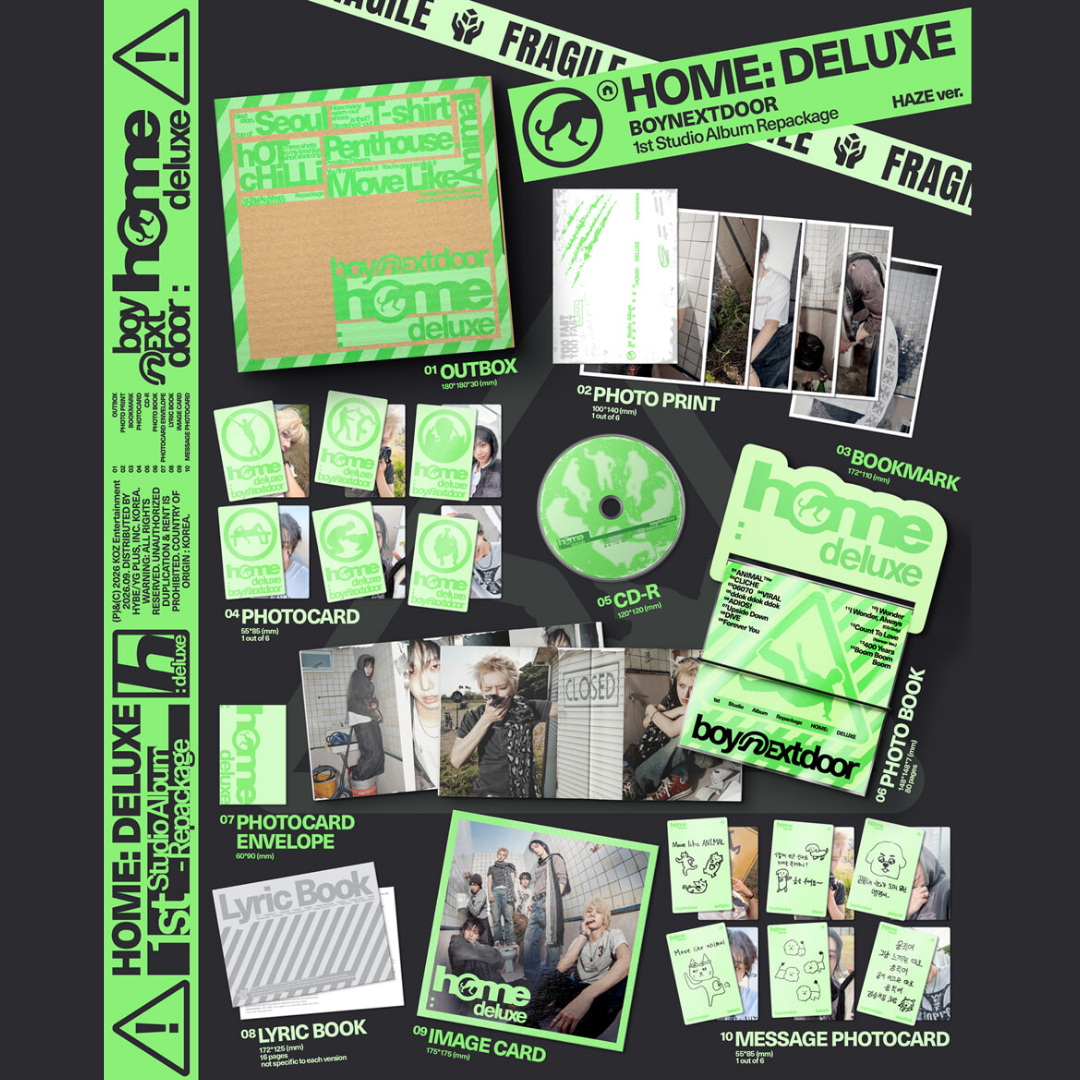 BOYNEXTDOOR 1st Studio Album Repackage [HOME: DELUXE] - Standard ver.
