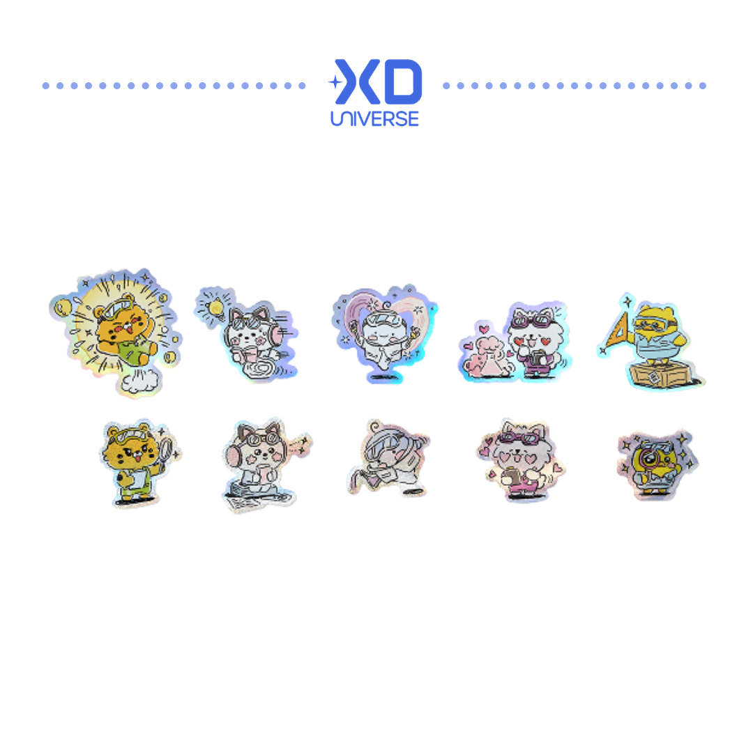 [PREORDER] LE SSERAFIM FIM'S CLUB <FIM'S SECRET LAB> POP UP OFFICIAL MD - Big Sticker Set
