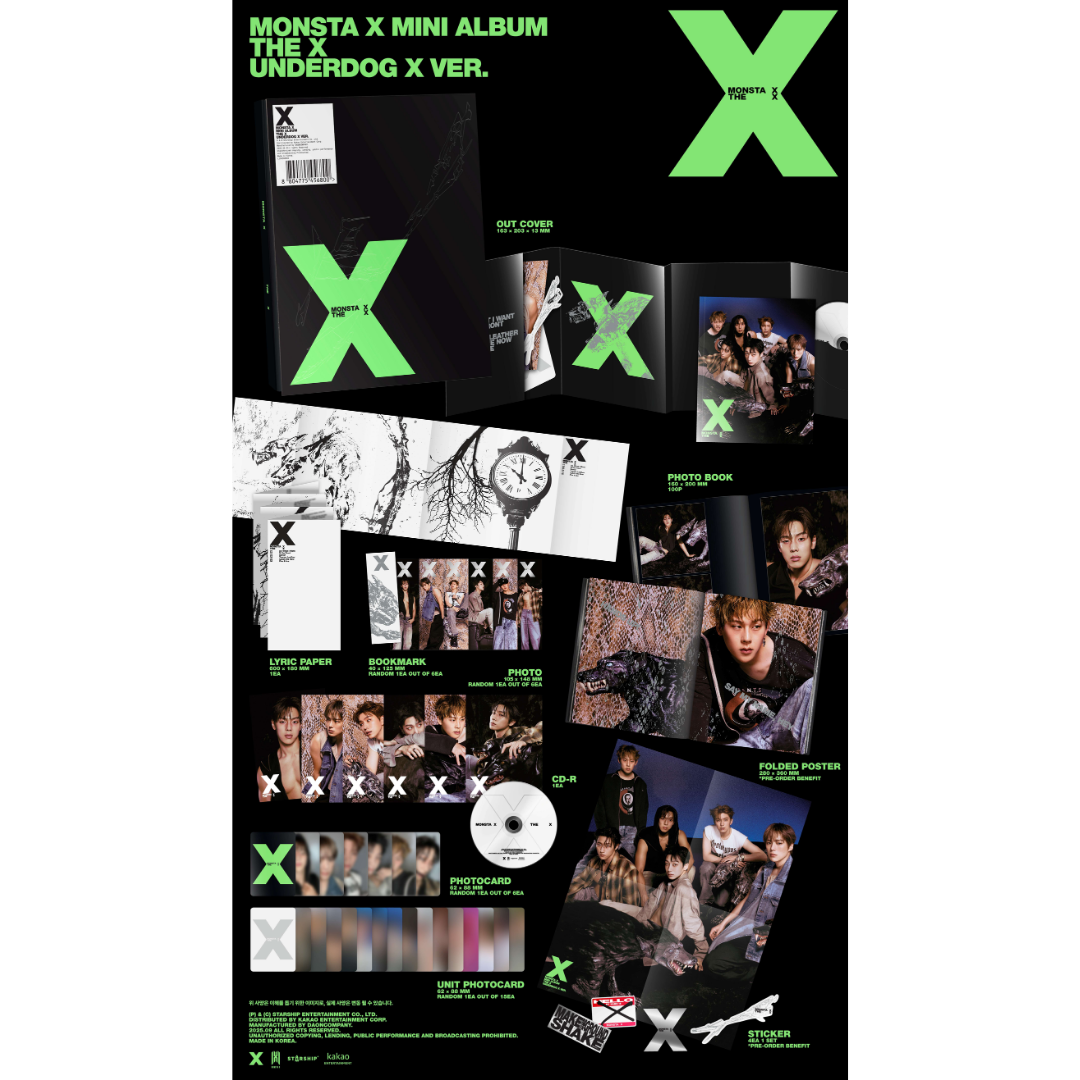 MONSTA X - 13TH MINI ALBUM [THE X]