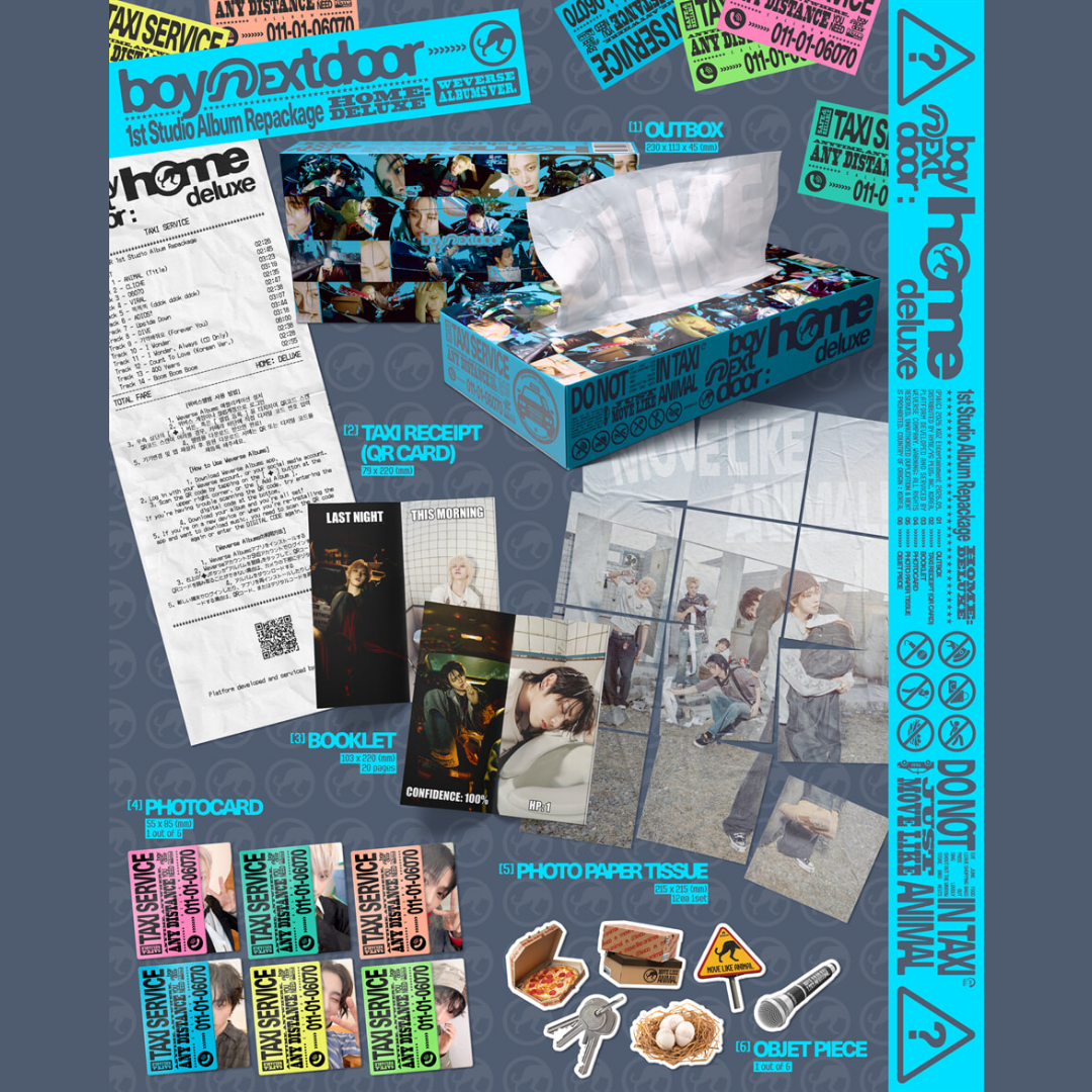 BOYNEXTDOOR 1st Studio Album Repackage [HOME: DELUXE] - Weverse album ver.