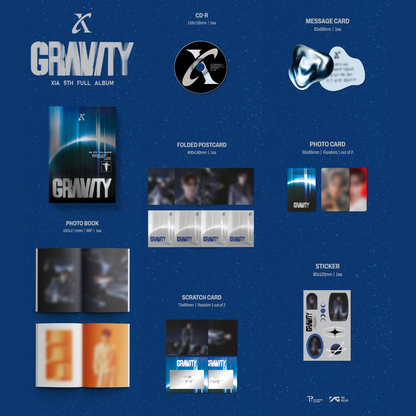 XIA (KIM JIN SU) 5th Full Album 'GRAVITY' Cosmic Ver.