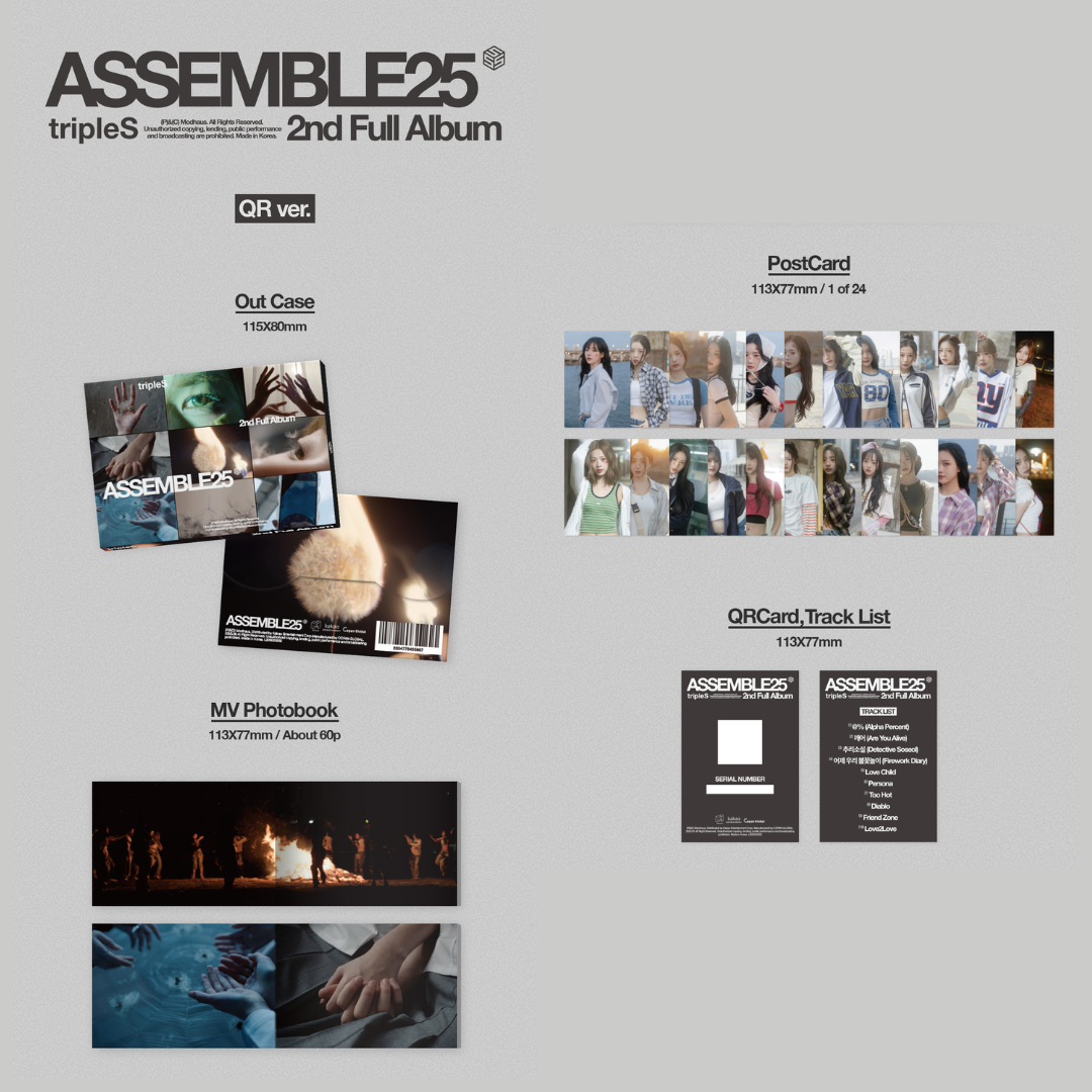 tripleS - 2nd Full Album [ASSEMBLE25] (QR Ver.)