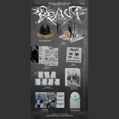 [PREORDER DEADLINE 24/8] ALPHA DRIVE ONE 2ND MINI ALBUM 'UNBREAKABLE : 少年BEAST' - Nest Ver. (Limited Edition)