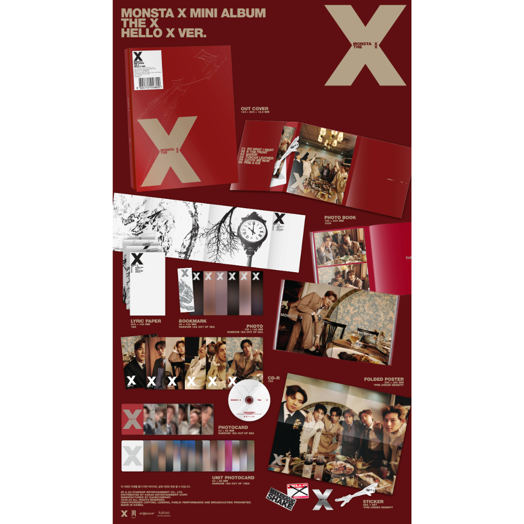 MONSTA X - 13TH MINI ALBUM [THE X]