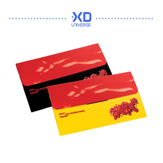 NEXZ 4th Mini Album [SAUCIN'] (BLACK/YELLOW STICKER FANS ALBUM ver.)