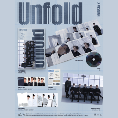 MONSTA X NEW ENGLISH ALBUM 'Unfold'- Heal Ver.
