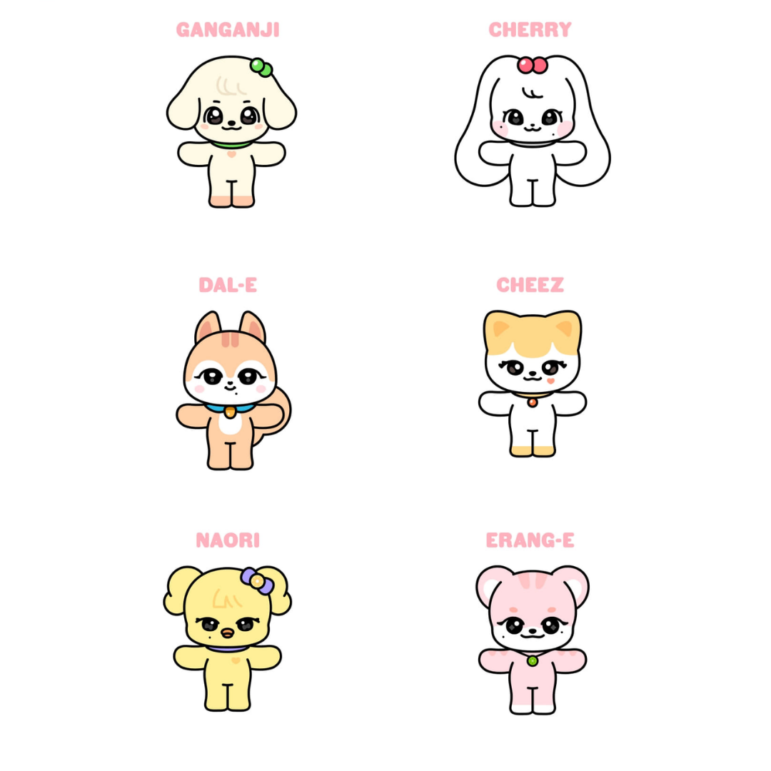 IVE MINIVE FLUFFY PLUSH 20CM