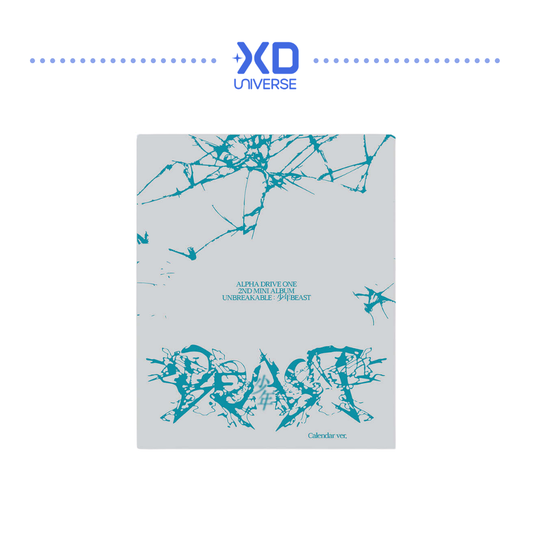 [PREORDER DEADLINE 24/8] ALPHA DRIVE ONE 2ND MINI ALBUM 'UNBREAKABLE : 少年BEAST' - Calendar Ver.