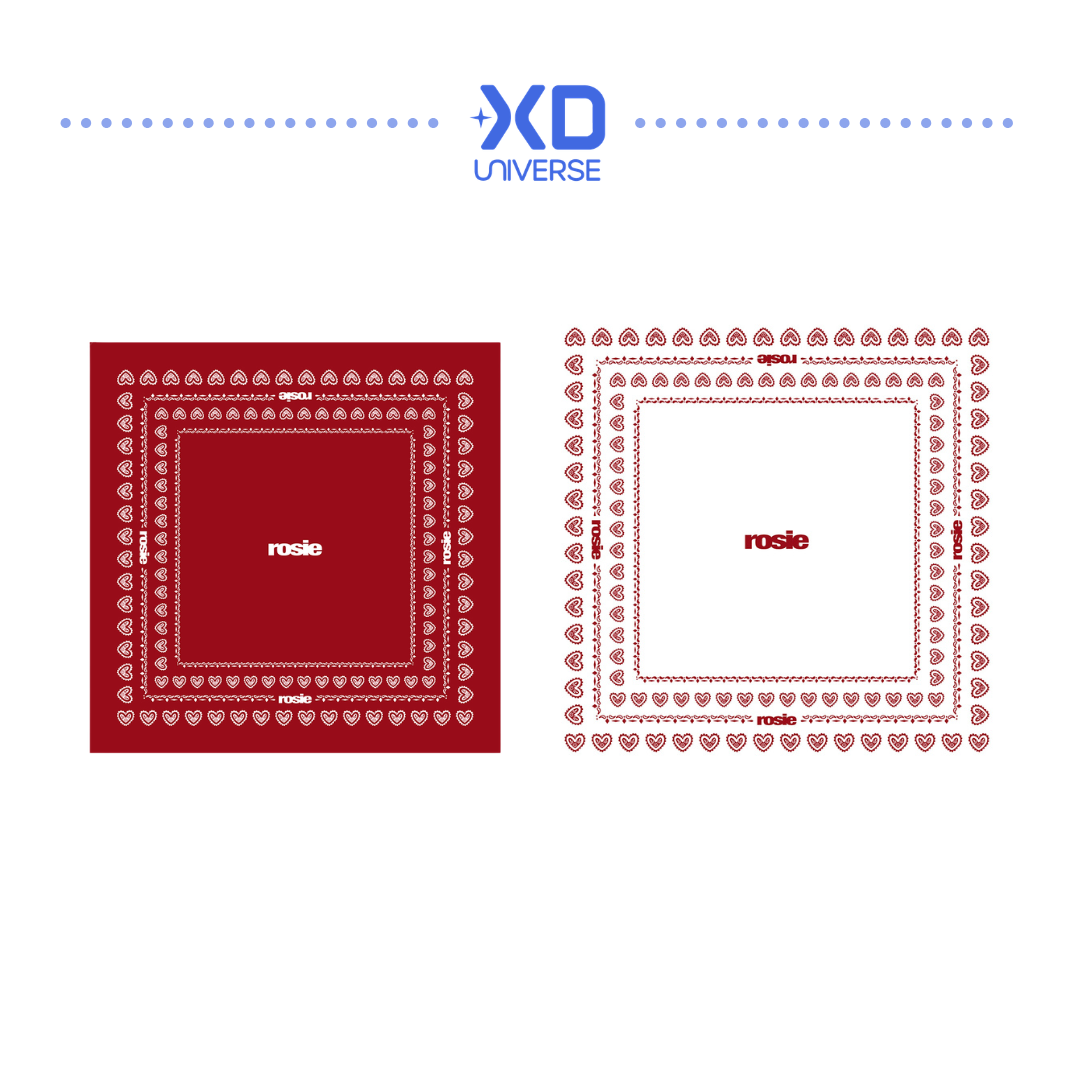 [PREORDER DEADLINE 4/12] ROSÉ Encore Pop-up in TOKYO ’one year of rosie‘ Merch - rosie Bandana