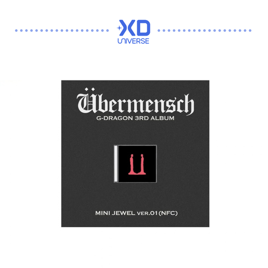 GD G-DRAGON 3rd Album [UBERMENSCH] Mini Jewel Case Ver