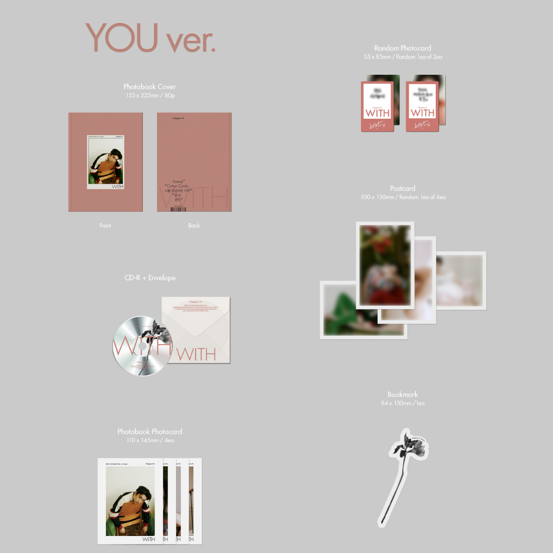 JINYOUNG (GOT7) - The 1st Album [Chapter 0: WITH] (YOU ver.)