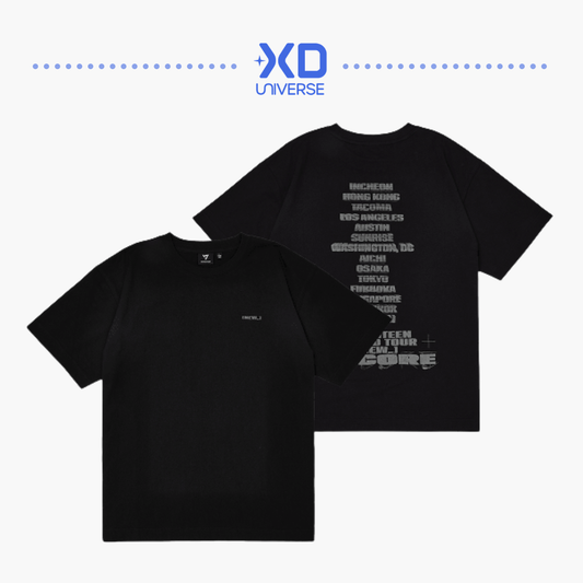 [PREORDER] SEVENTEEN WORLD TOUR [NEW_] ENCORE OFFICIAL MERCH - S/S T-SHIRT BLACK VER.1