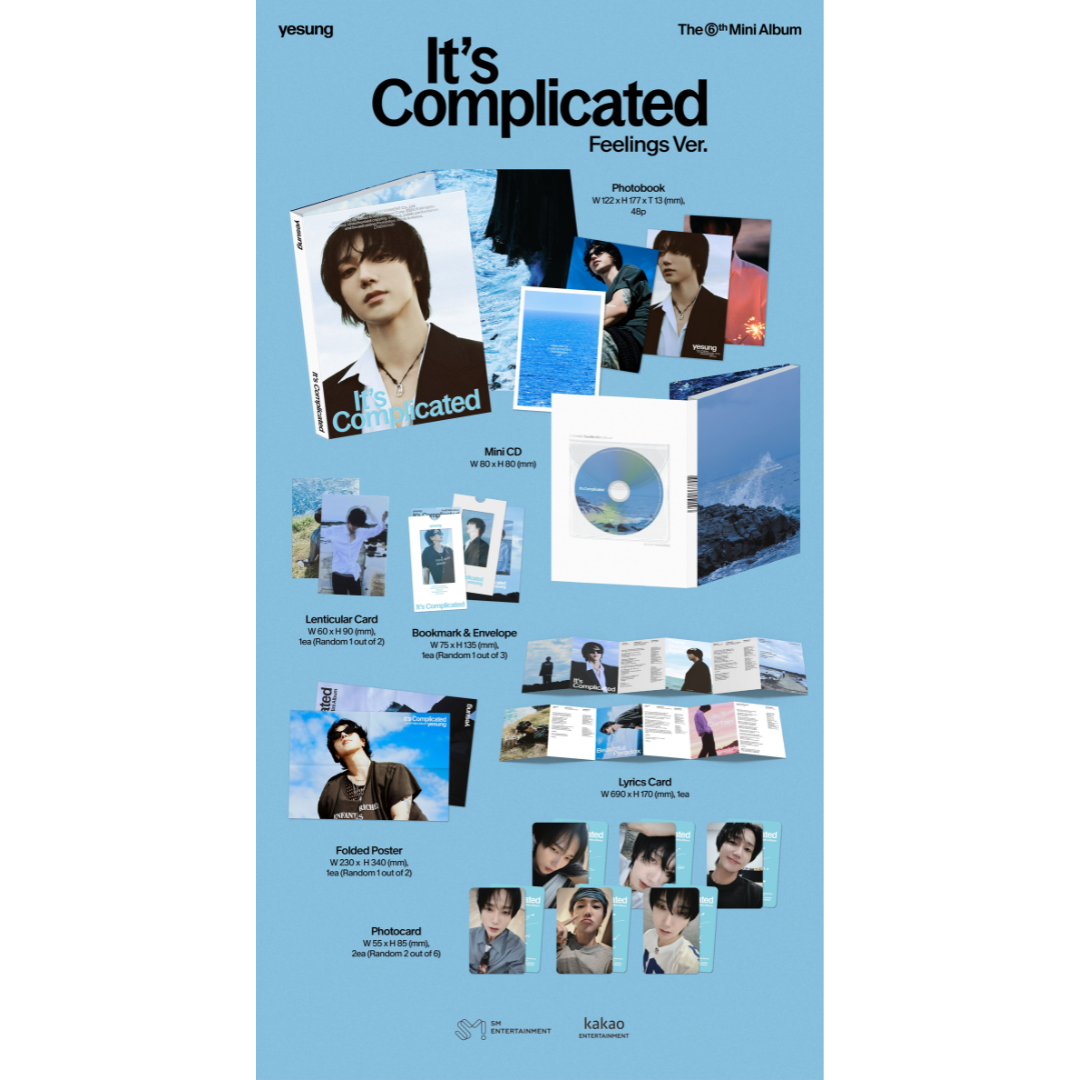SUPER JUNIOR YESUNG - 6th Mini Album [It's Complicated] (Feelings Ver.)