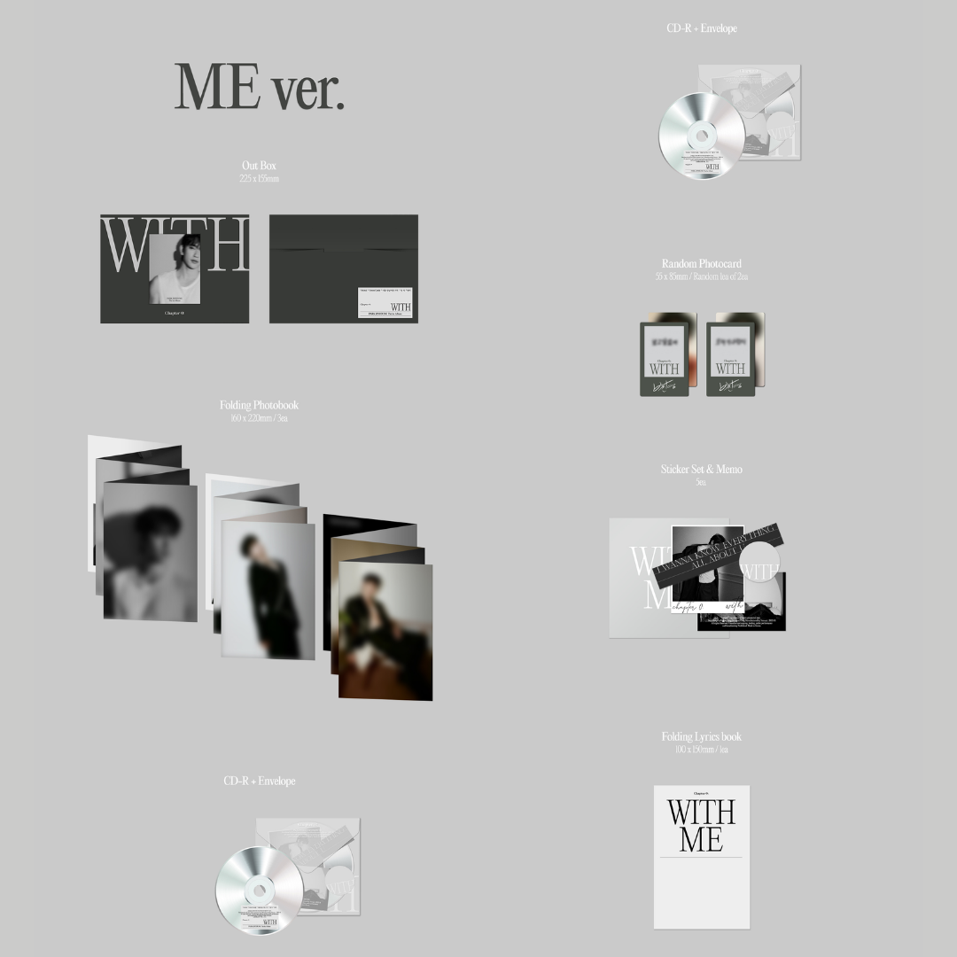 JINYOUNG (GOT7) - The 1st Album [Chapter 0: WITH] (ME ver.)