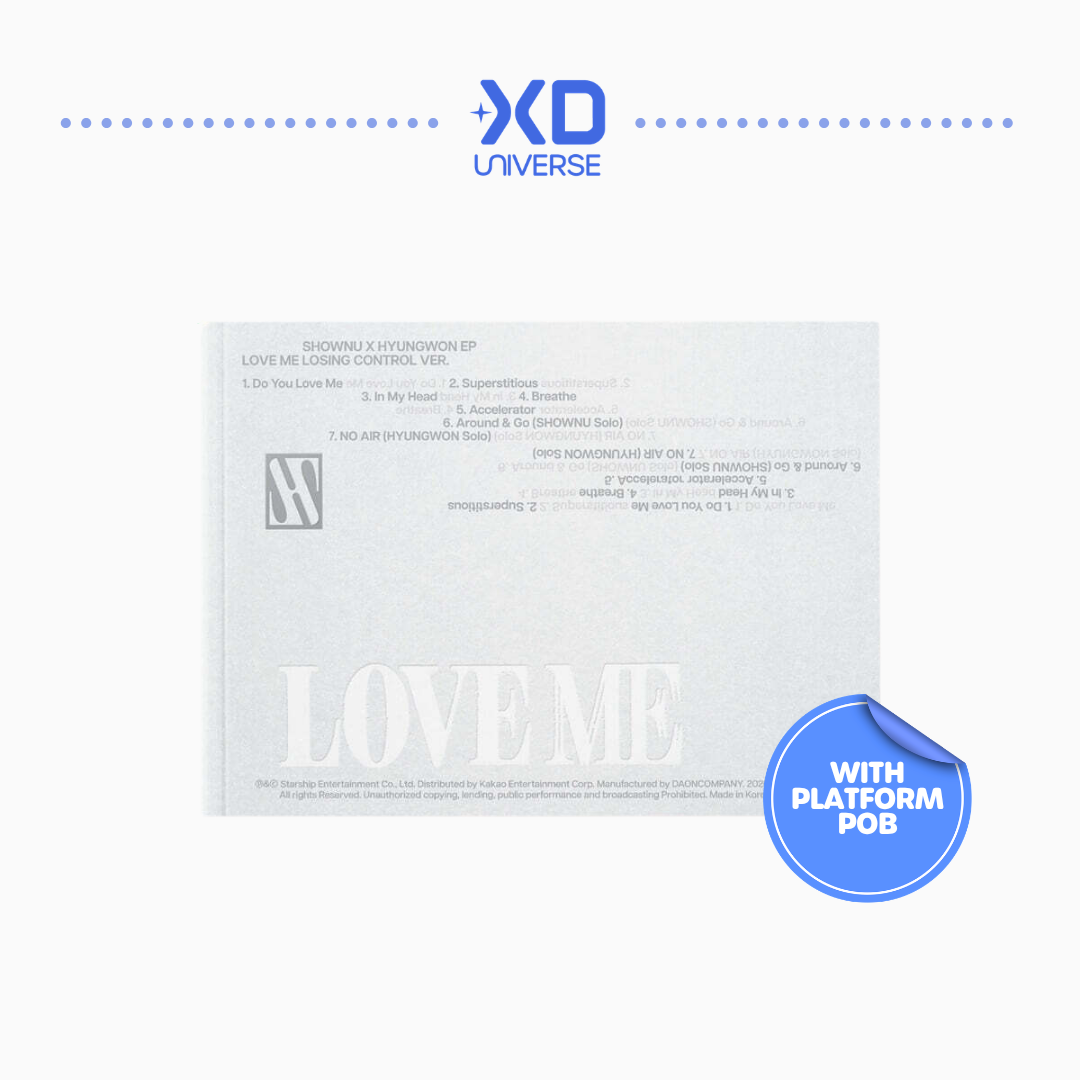 [PREORDER] SHOWNU X HYUNGWON EP [LOVE ME] - LOSING CONTROL VER.