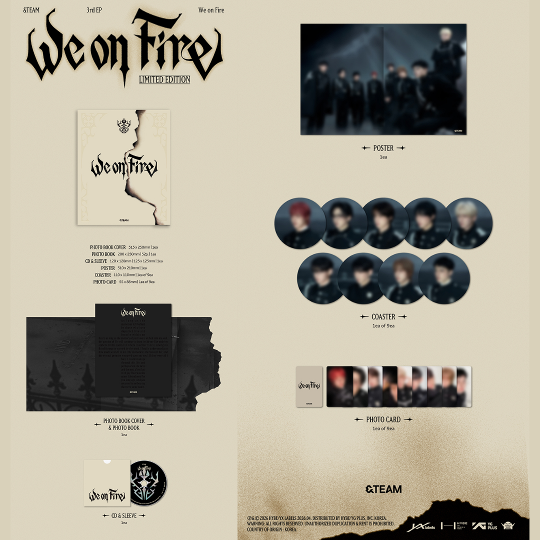 &TEAM 3rd EP 'We on Fire' Limited Edition