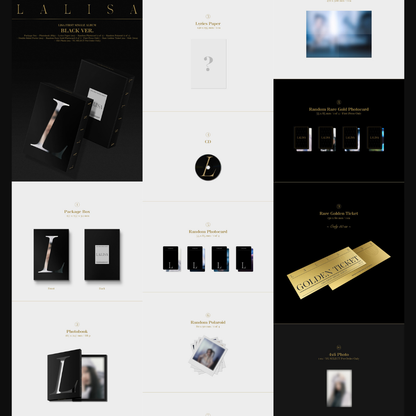BLACKPINK LISA - First Single Album [ LALISA ] Black version