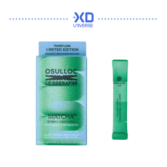 [PREORDER] LE SSERAFIM 2026 S/S POP UP | LE SSERAFIM X OSULLOC OFFICIAL MERCH - MATCHA + PROBIOTICS