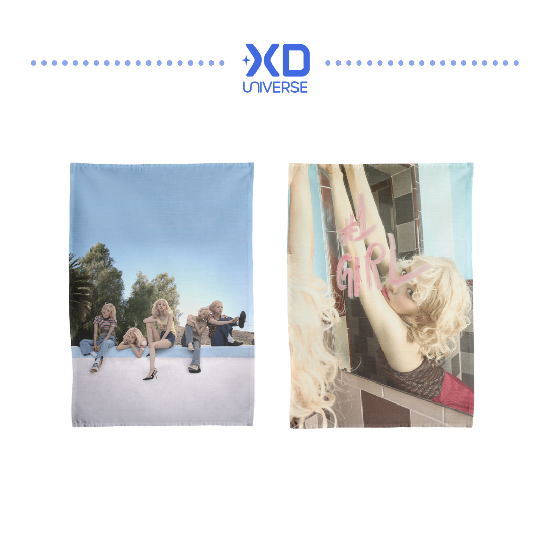 [PREORDER DEADLINE 4/12] ROSÉ Encore Pop-up in TOKYO ’one year of rosie‘ Merch - rosie Chiffon Fabric Poster