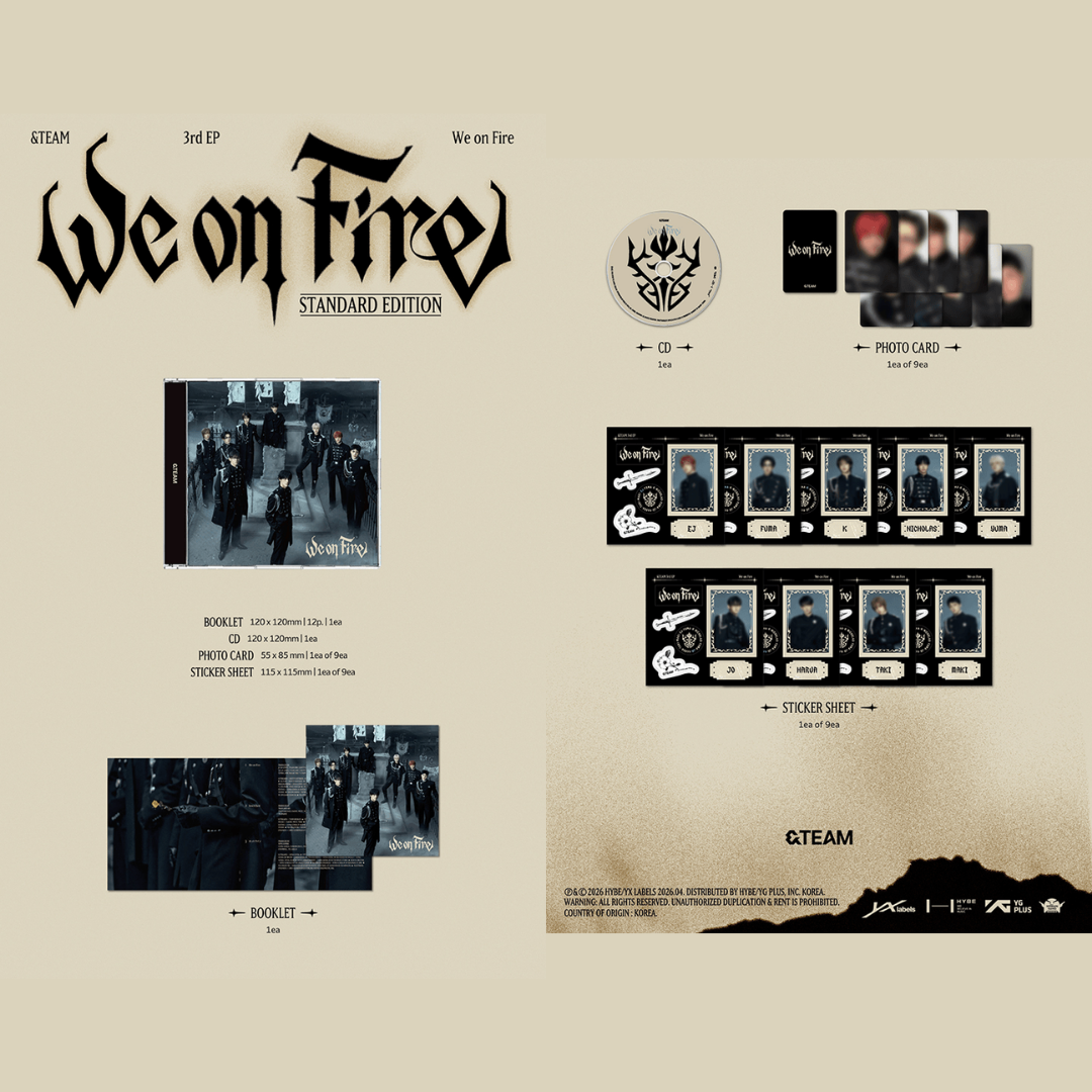 &TEAM 3rd EP 'We on Fire' Standard Edition