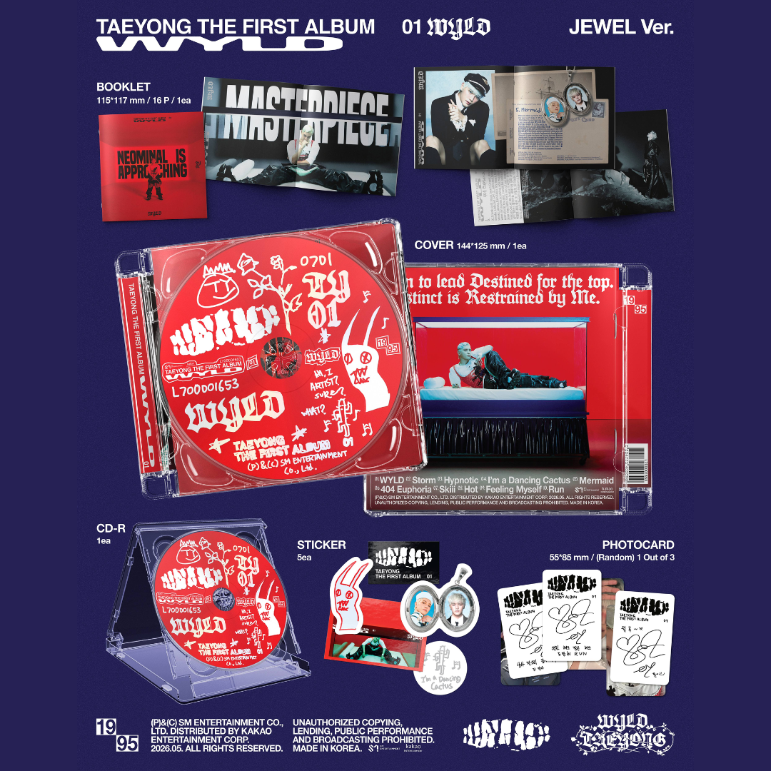 TAEYONG - 1st Album [WYLD] (Jewel Case Ver.)