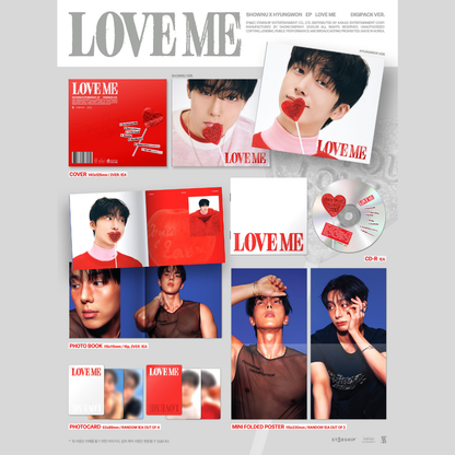 [PREORDER] SHOWNU X HYUNGWON EP [LOVE ME] - DIGIPACK