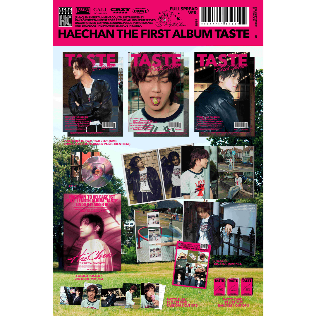 NCT HAECHAN - 1st Album - TASTE - Full Spread Ver.