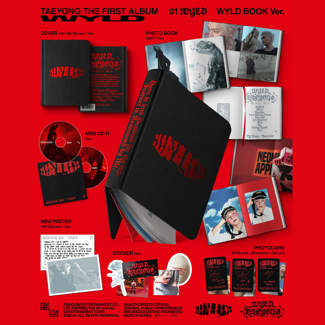 TAEYONG - 1st Album [WYLD] (WYLD BOOK Ver.)