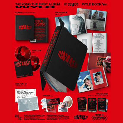 TAEYONG - 1st Album [WYLD] (WYLD BOOK Ver.)