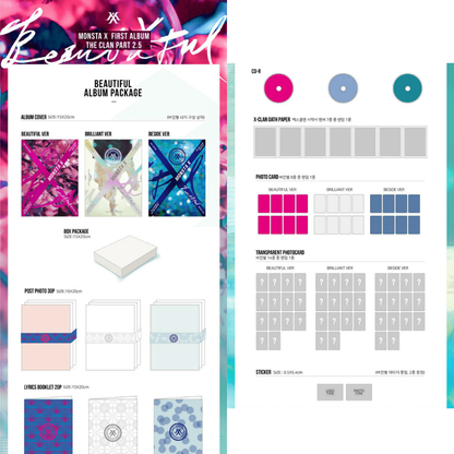 MONSTA X 1st Full Album [Beautiful]