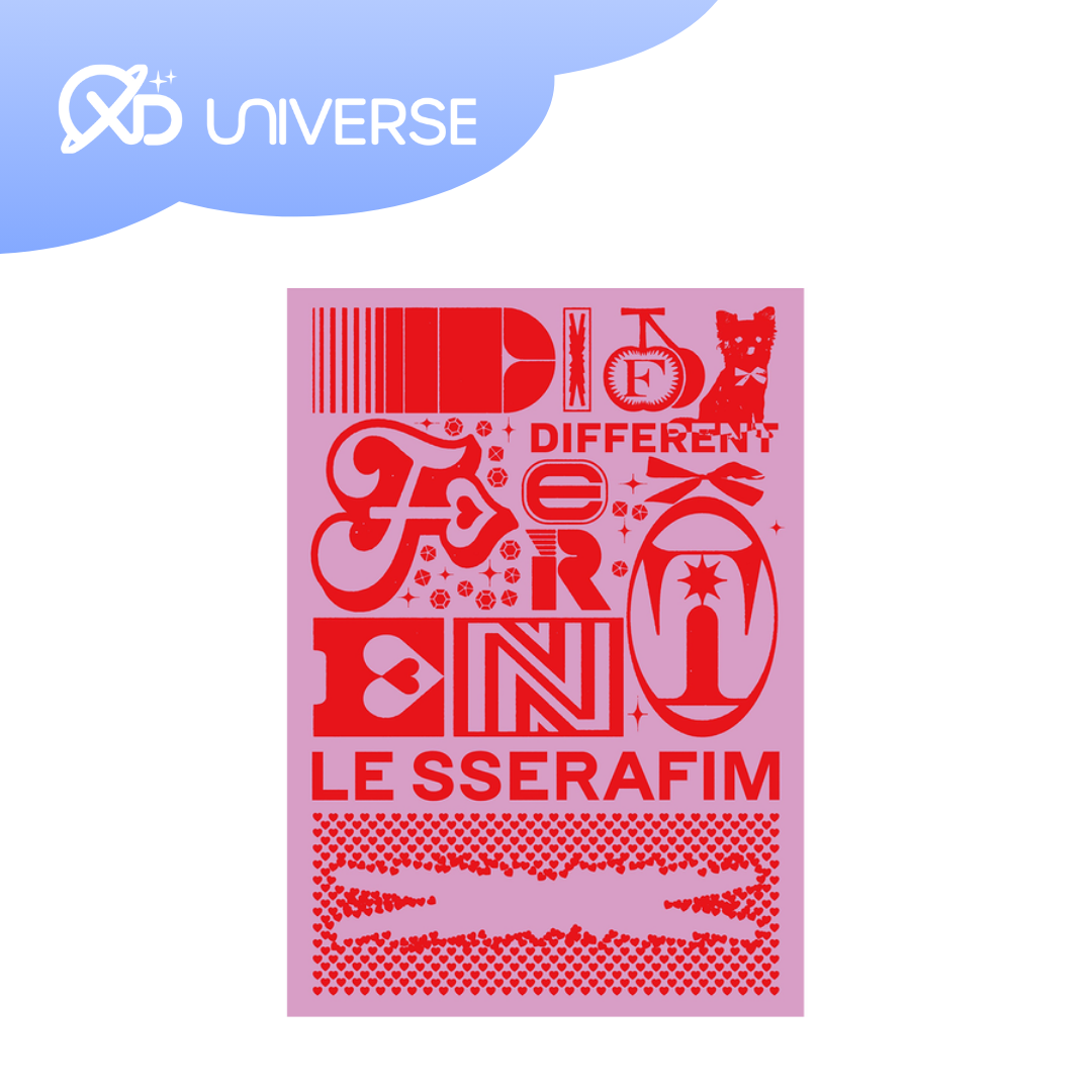 LE SSERAFIM JAPAN 4TH SINGLE ALBUM DIFFERENT - LIMITED EDITION - NOSTALGIC YLANG