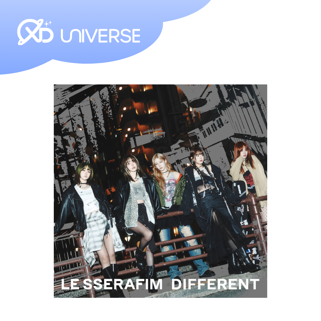 LE SSERAFIM Japan 4th Single Album 'DIFFERENT' Standard Edition