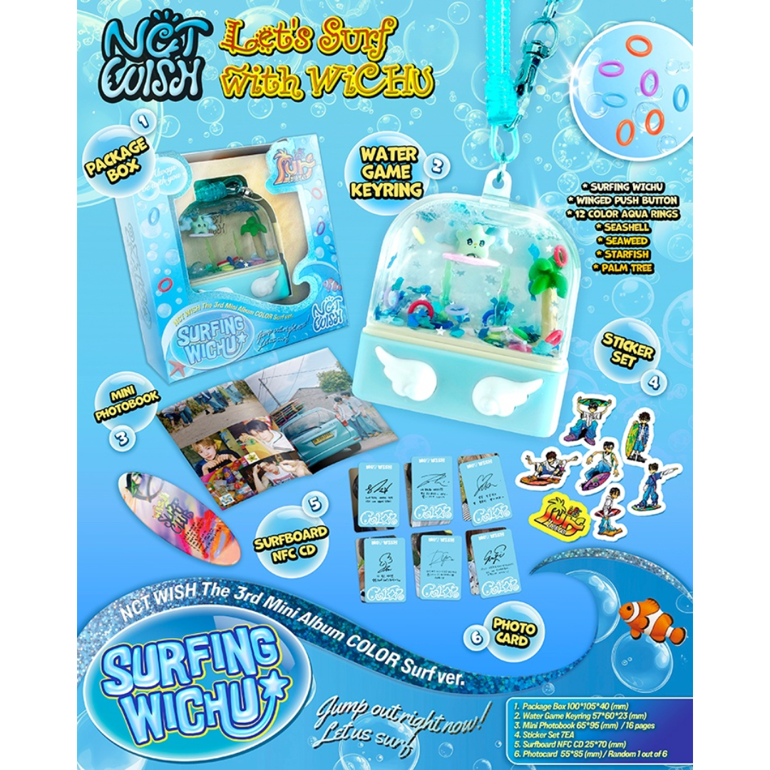 NCT WISH - 3rd Mini album - Color - Surf ver