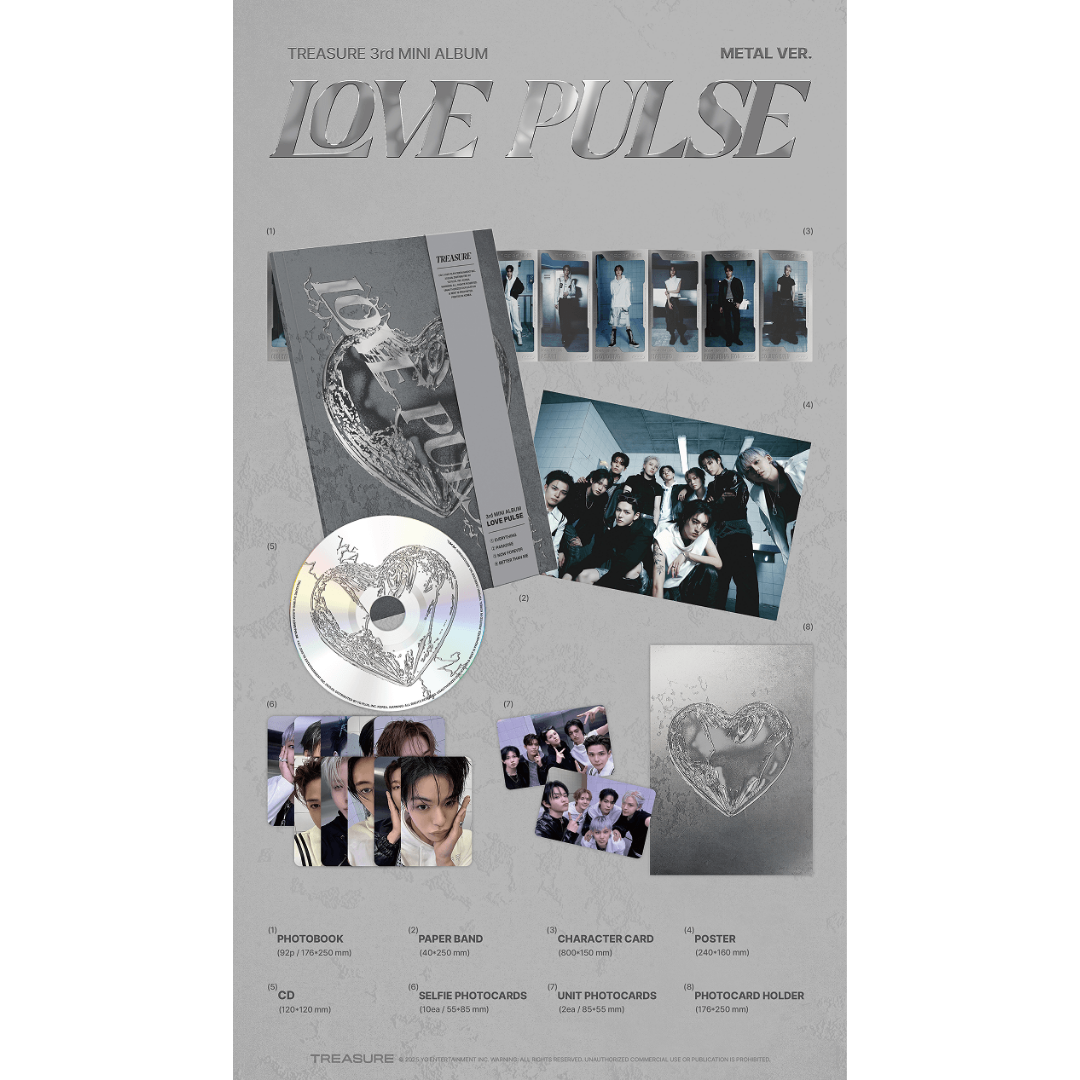 TREASURE - 3rd Mini Album - LOVE PULSE - PB ver