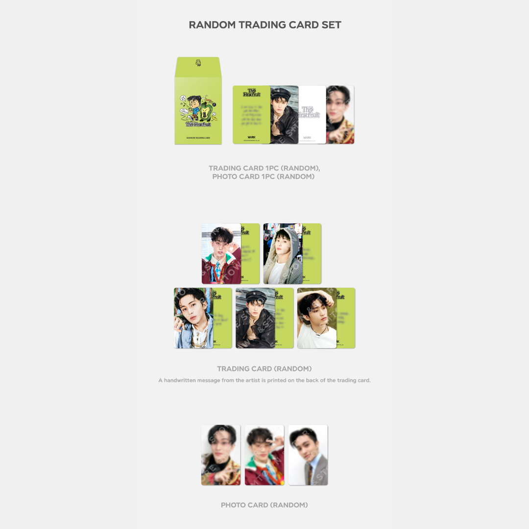 NCT MARK - THE FIRSTFRUIT TRADING CARD SET