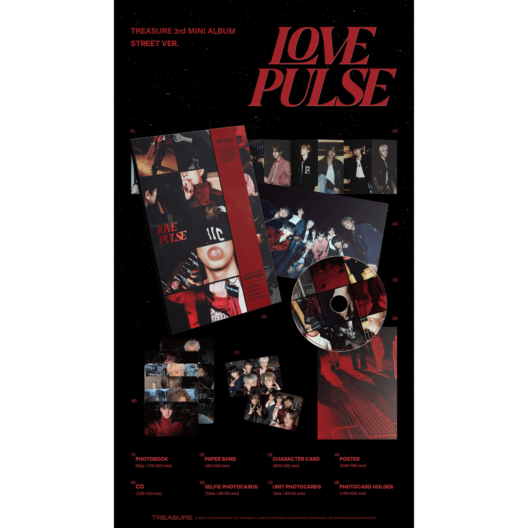 TREASURE - 3rd Mini Album - LOVE PULSE - PB ver