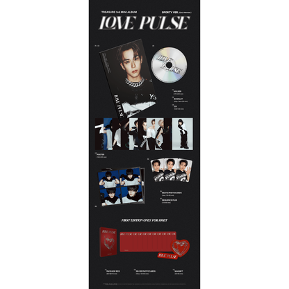 [KTOWN4U POB] TREASURE  - 3rd Mini Album -LOVE PULSE - Sporty ver