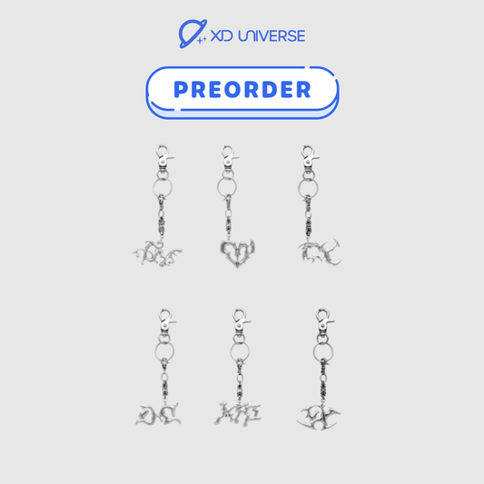 [PREORDER] EXO POP-UP [REVERXE THE WORLD] OFFICIAL MERCHANDISE - METAL CHARM KEY RING